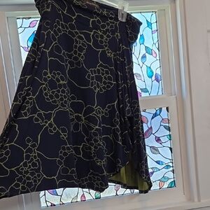 Tommy Bahama Green and Blue A-line Midi Skirt Casual